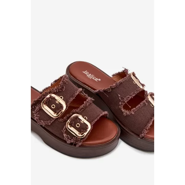  Dámske šľapky BOTO RENELISSE 41325 BROWN 