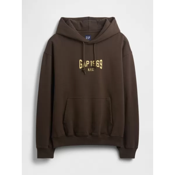  Pánska mikina GAP LOGO PULLOVER HOODIE 821291-01 GROUND 