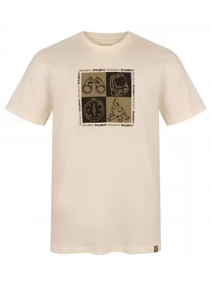 Pánske tričko HUSKY TEE SQUARE M BEIGE