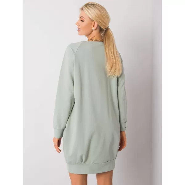  Dámske šaty BASIC FEEL GOOD RV-TU-5184.93P PISTACHIO 