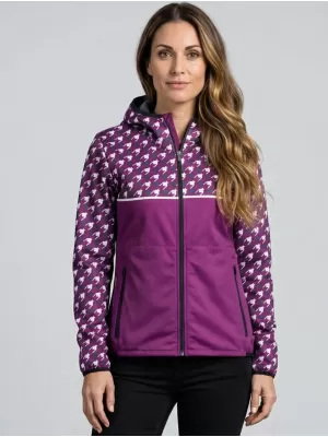 Dámska softshellová bunda premium ALTISPORT VOJ/ALW048JACK01 FIALOVÁ