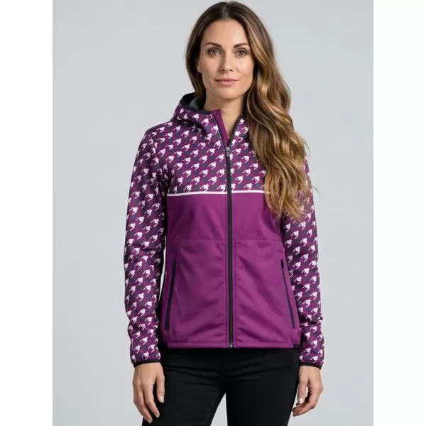  Dámska softshellová bunda premium ALTISPORT VOJ/ALW048JACK01 FIALOVÁ 