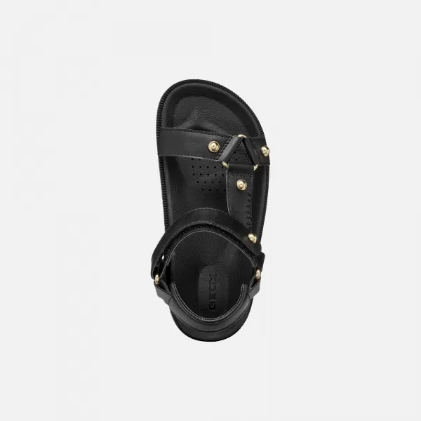  Dievčenské sandále GEOX SANDAL FOAMMENTERA J65P0D000BCC9999 ČIERNA 
