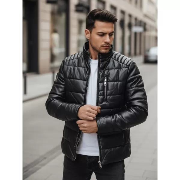  Pánska bunda DSTREET TX5115 ČIERNA 