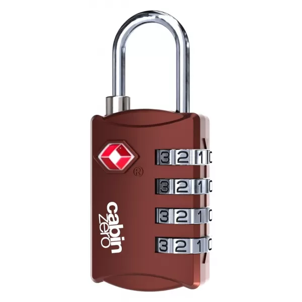  Zámok CABINZERO TSA Travel Lock SANGRIA RED 