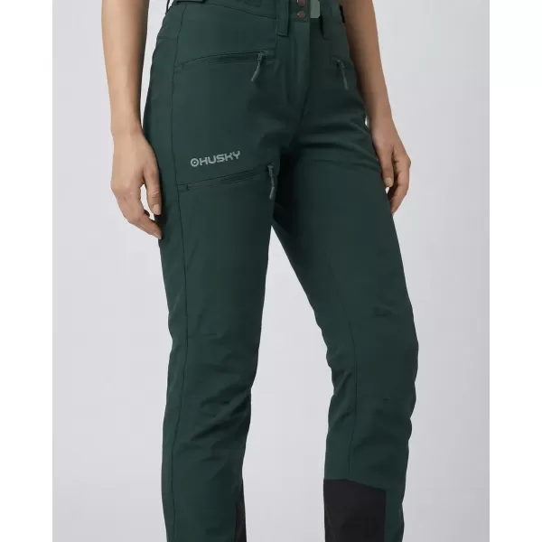 Dámske nohavice HUSKY KABUKI L DARK GREEN 