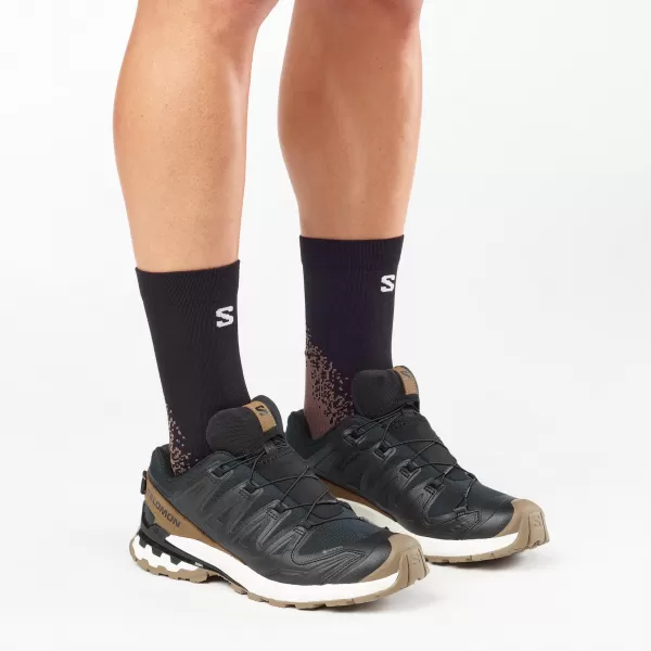  Pánske topánky SALOMON XA PRO 3D V9 GTX LIFELONG M L47963800 BLACK/COYOTE BROWN/VANILLA ICE 