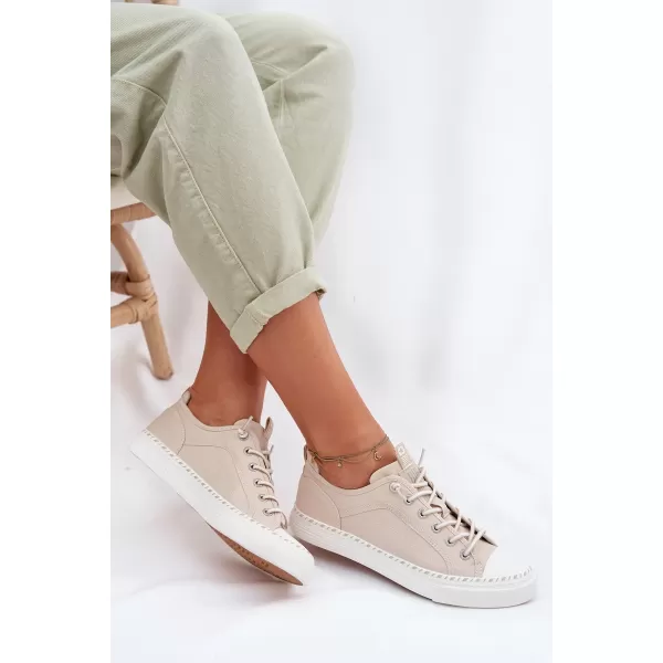  Dámske tenisky BIG STAR TT274387 BEIGE Big Star Shoes 