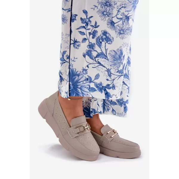  Dámske mokasíny VINCEZA 88007 BEIGE 