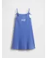 Detské šaty GAP LOGO TANK DRESS 771367-02 DAZZLING BLUE