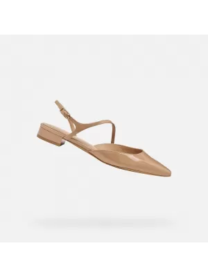Dámske baleríny GEOX GISELDA15 G013213 SVETLO HNEDÁ
