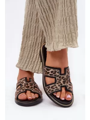 Dámske šľapky ZAZOO 40383 BEIGE