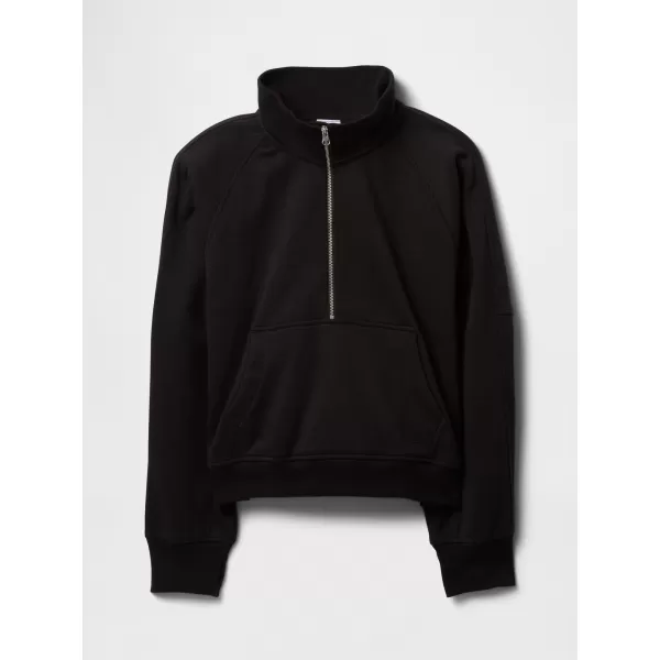  Detská mikina GAP KANGA QUARTER ZIP 760801-01 TRUE BLACK 