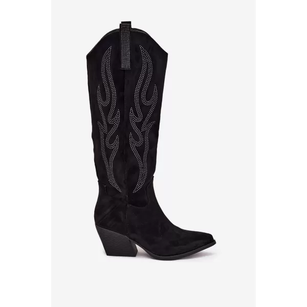  Dámske topánky na podpätku BOTO JOVINA 38555 BLACK 