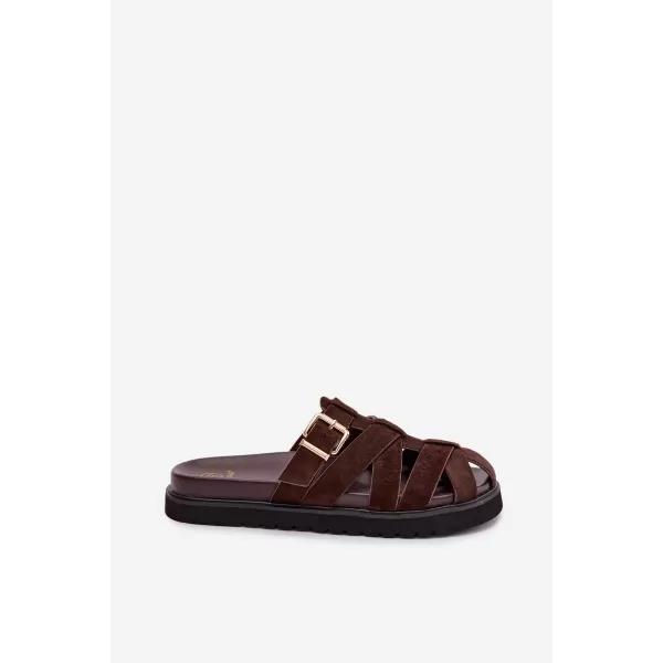  Dámske šľapky BOTO ROSELISSE 41561 BROWN 