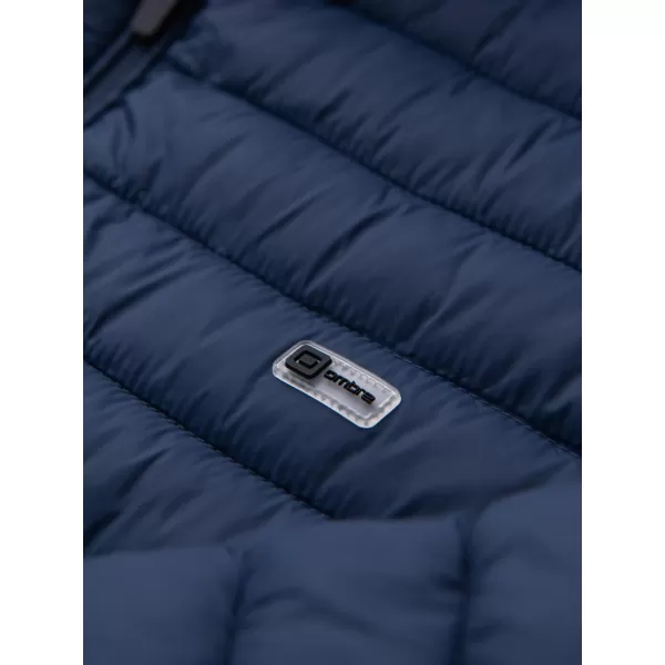  Pánska bunda OMBRE OM-JALP-0295 BLUE MODRÁ 