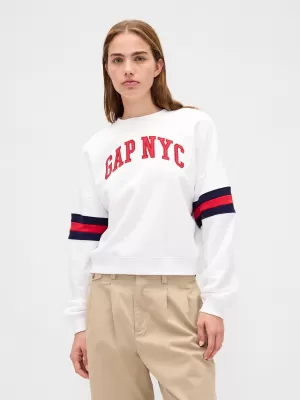 Dámska mikina GAP LOGO SWEATSHIRT 799272-04 NEW OFF WHITE