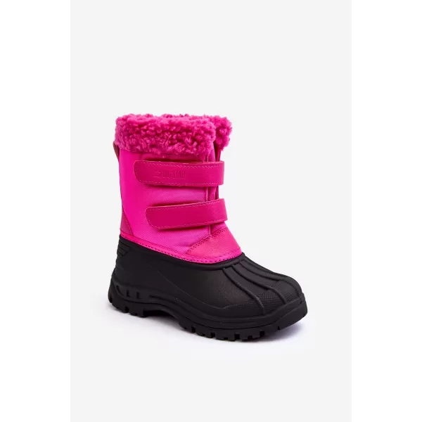  Detské zimné topánky BIG STAR MM374112 FUCHSIA/BLACK Big Star Shoes 