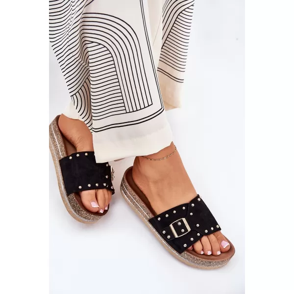  Dámske šľapky BOTO NUSITHIA 36433 BLACK 