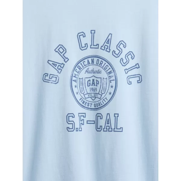  Dámske tričko GAP LOGO TEE 833101-00 LIGHT BLUE SHADOW 