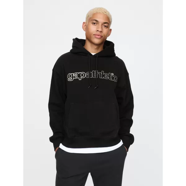 Pánska mikina GAP LOGO HOODIE PULLOVER 646080-03 TRUE BLACK 