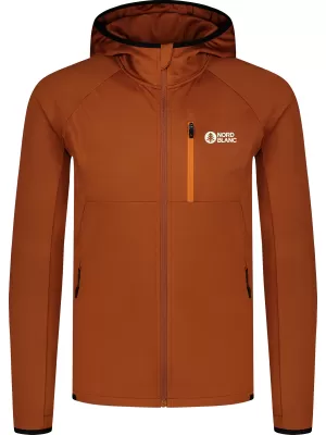 Pánska mikina powerfleece NORDBLANC CREEK NBWFM8280 HNEDÁ