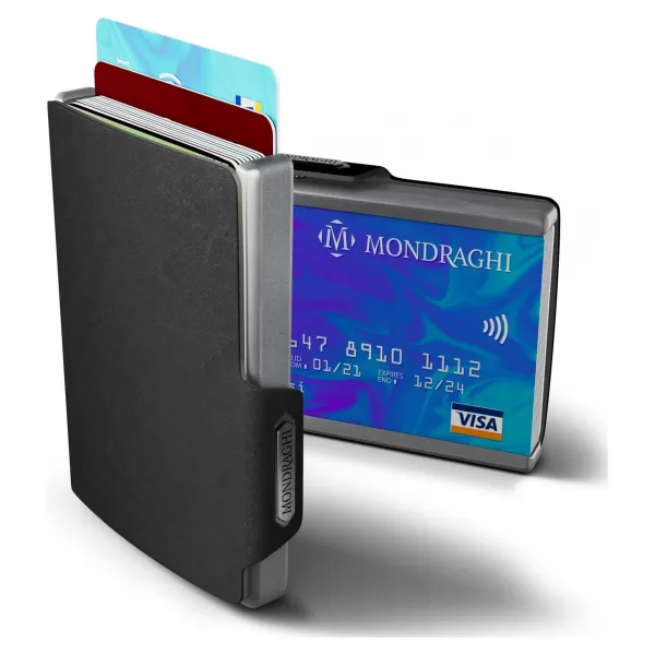  Peňaženka MONDRAGHI SAFFIANO ČIERNA 