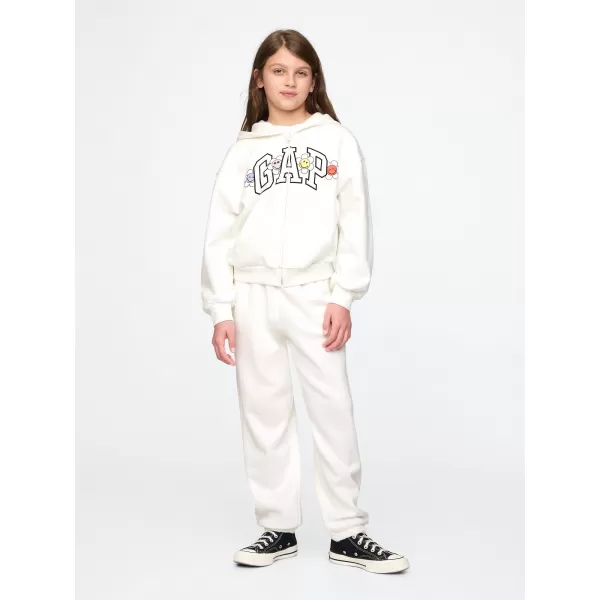  Detské tepláky GAP LOGO SWEATPANTS 741404-04 NEW OFF WHITE 