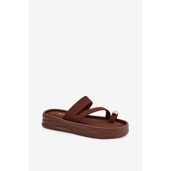  Dámske šľapky BOTO FARIELLE 41284 BROWN 