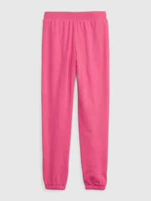 Detské tepláky GAP LOGO JOGGERS 842412-02 PINK JUBILEE NYLON ON