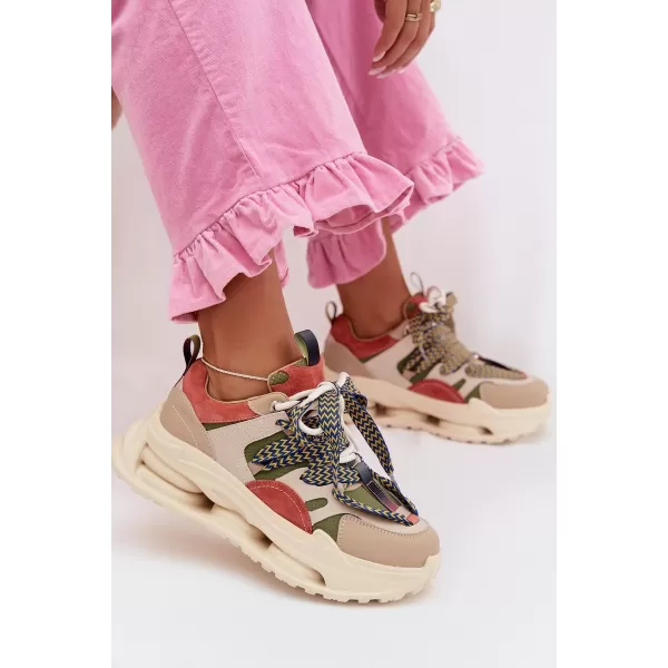  Dámske tenisky D&A CR61-3133 BEIGE 