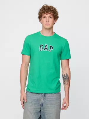 Pánske tričko GAP NEW ARCH LOGO TEE 570044-39 GALLANT GREEN