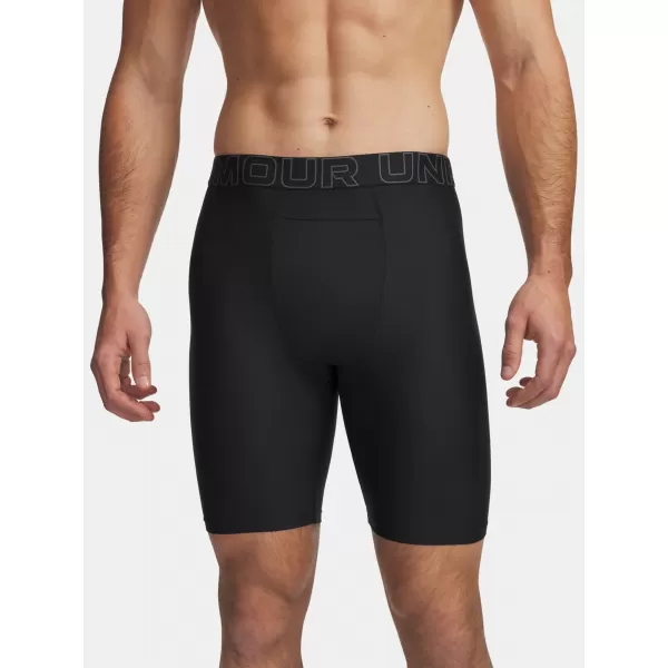  Pánske boxerky UNDER ARMOUR PERFORMANCE POUCH - SOLID 9IN - 2 6012561-001 ČIERNA 