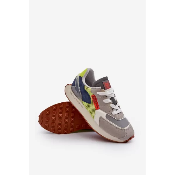  Pánske tenisky BIG STAR NN174344 GREY Big Star Shoes 