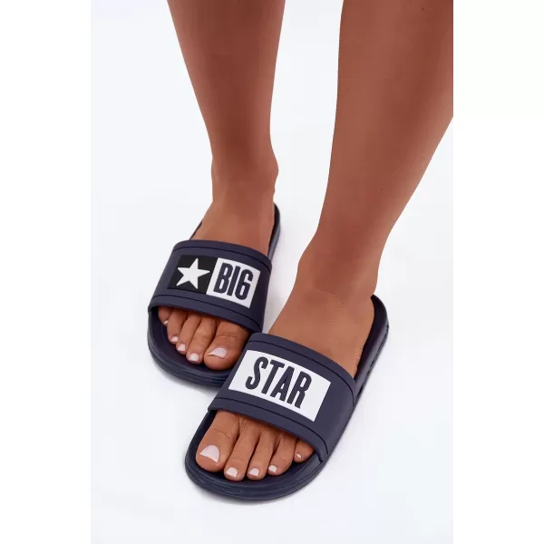  Dámske šľapky BIG STAR DD274A265 BLUE Big Star Shoes 