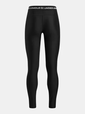 Dievčenské legíny UNDER ARMOUR HEATGEAR GRAPHIC LEGGING 6012636-001 ČIERNA