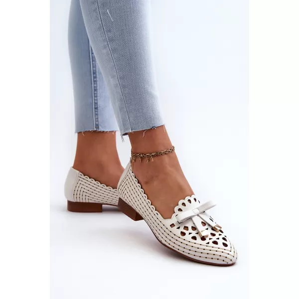  Dámske lodičky BOTO NESTAVIA 31464 WHITE 