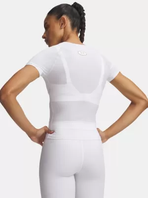 Dámske tričko UNDER ARMOUR HEATGEAR ELITE SS 6015368-100 BIELA