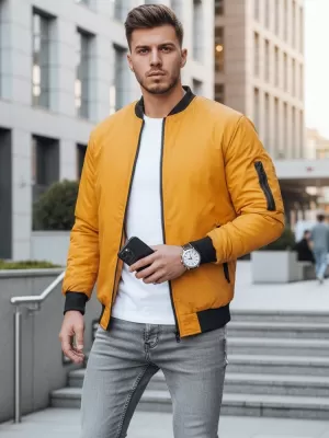 Pánska bunda DSTREET TX3825 KARAMELOVÁ
