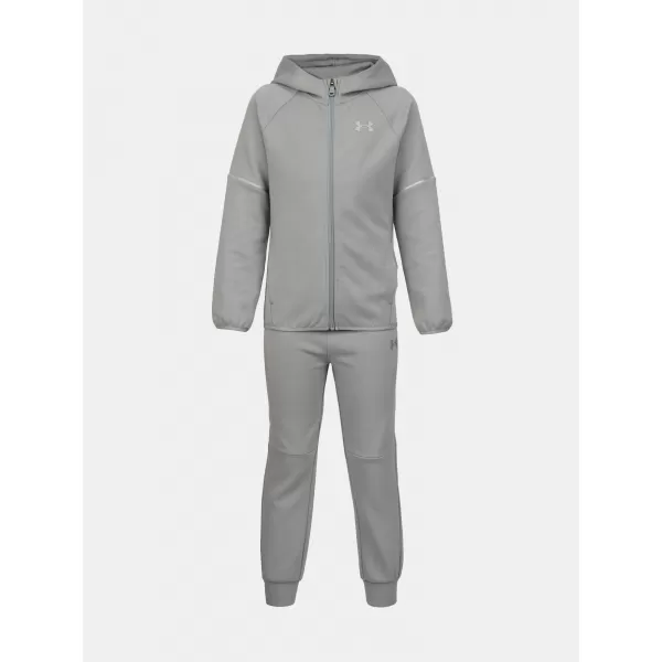  Chlapčenská súprava UNDER ARMOUR UA DOUBLE KNIT FZ SET UAFII1NE-053 ŠEDÁ 
