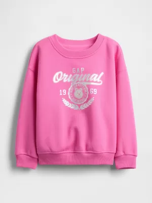 Detská mikina GAP LOGO SWEATSHIRT 816550-03 PHOEBE PINK