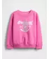 Detská mikina GAP LOGO SWEATSHIRT 816550-03 PHOEBE PINK