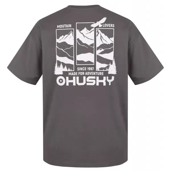  Pánske tričko HUSKY TEE VIEW M GREY 