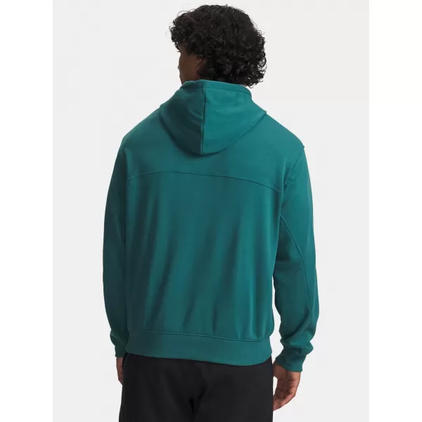  Pánska mikina UNDER ARMOUR UA RIVAL LW HOODIE 6012335-338 ČIERNA 