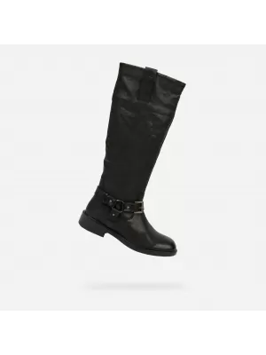 Dámske čižmy GEOX CATRIA G015022 ČIERNA