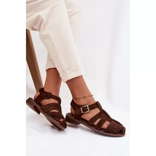  Dámske sandále BOTO JANESSA 41474 BROWN 