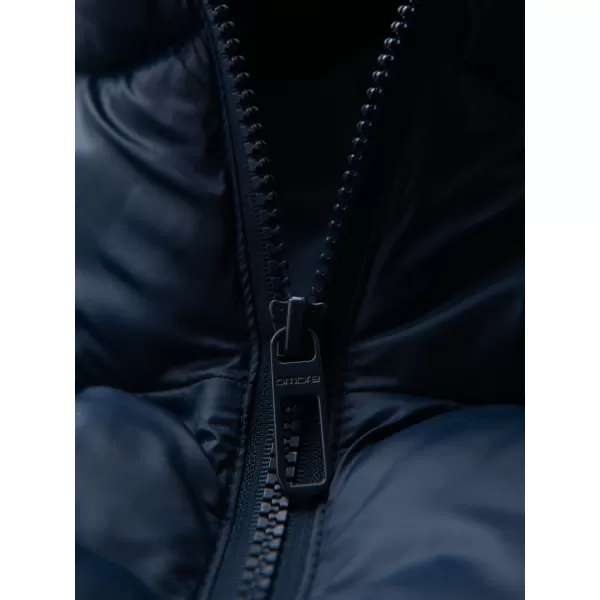  Pánska bunda OMBRE OM-JAHP-0235 NÁMORNÍCKA MODRÁ 