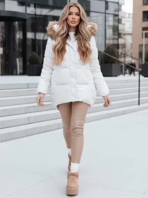 Dámska bunda DSTREET TY5507 BÉŽOVÁ