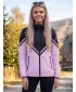 Dámska softshellová bunda premium ALTISPORT VOJ/ALW101JACK01 RUŽOVOČIERNA