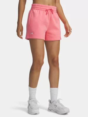 Dámske kraťasy UNDER ARMOUR RIVAL FLEECE SHORT 1382723-600 RUŽOVÁ